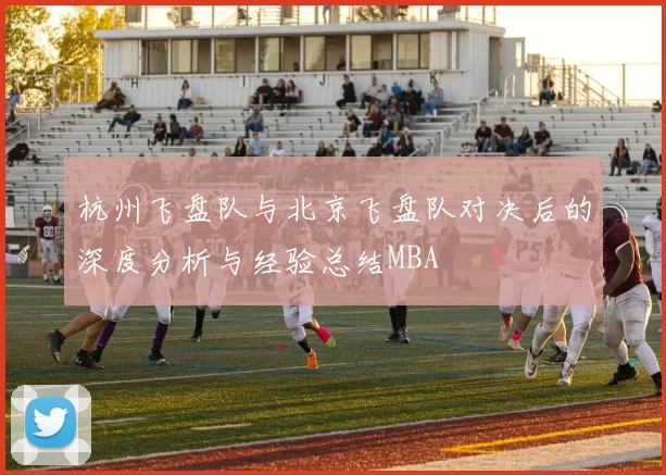 杭州飞盘队与北京飞盘队对决后的深度分析与经验总结MBA